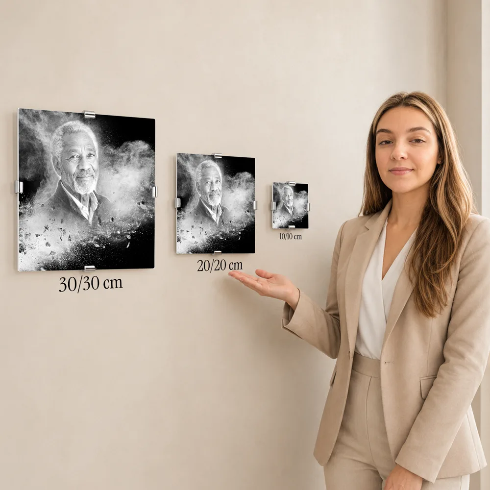 Cadre photo souvenir — service complémentaire Mains jointes