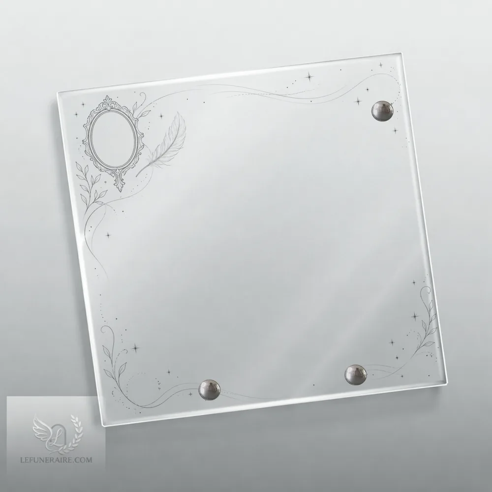 Plaque Carré Photo portrait nue motif 02