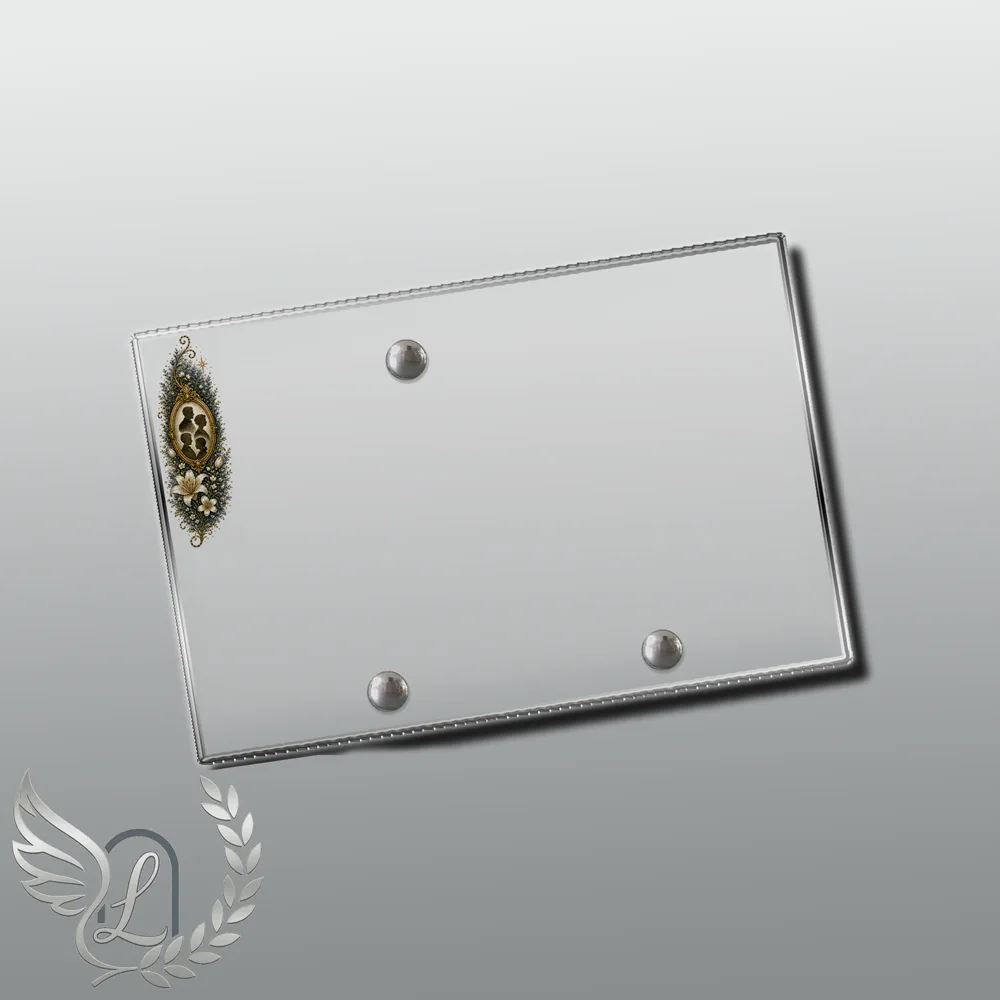 Plaque Panoramique Photo portrait nue motif 01
