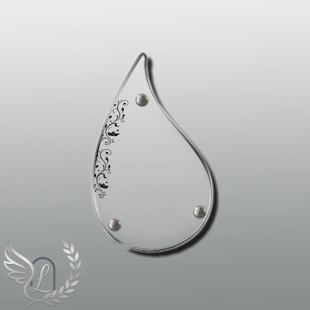 Plaque Flamme Enfant nue motif 02