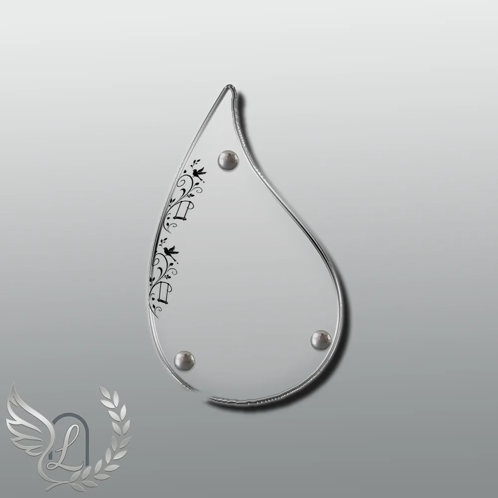 Plaque Flamme Enfant nue motif 03