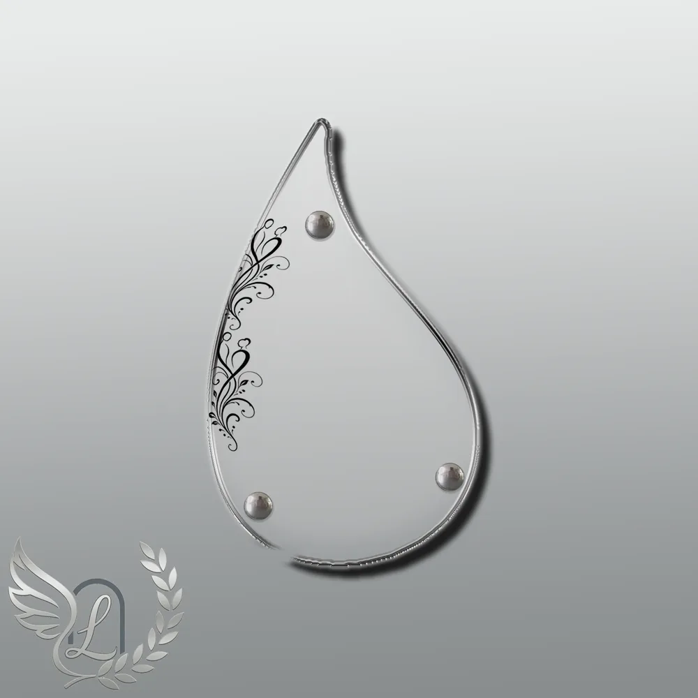Plaque Flamme Couple nue motif 01