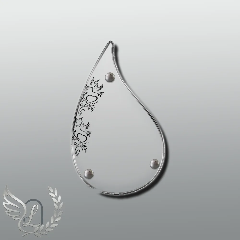Plaque Flamme Couple nue motif 03