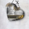 Plaque funéraire cœur grands-parents suspendue par cordelette, kit de fixation inclus, 1er sous-décor