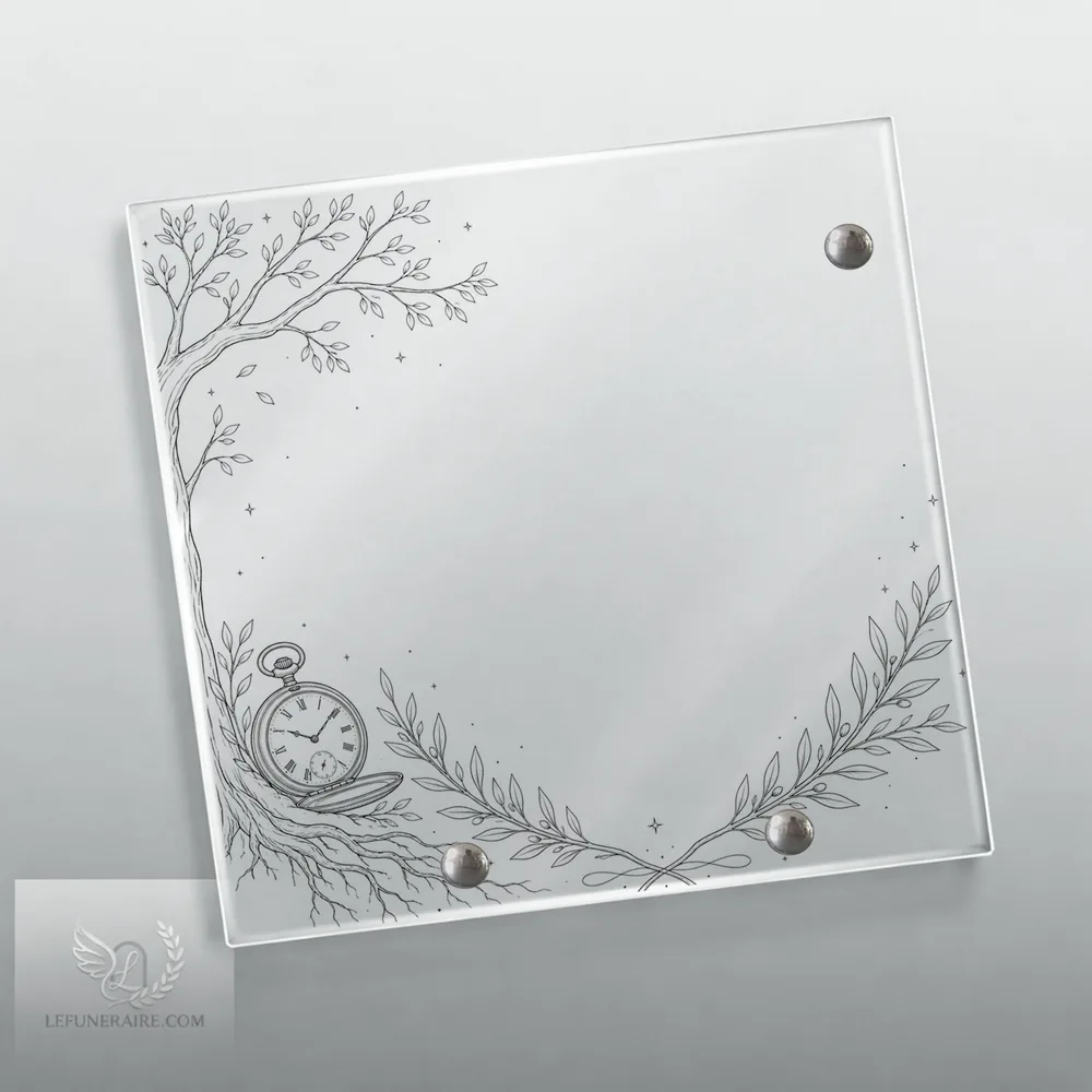 Plaque Carré Maman-Papa nue motif 01