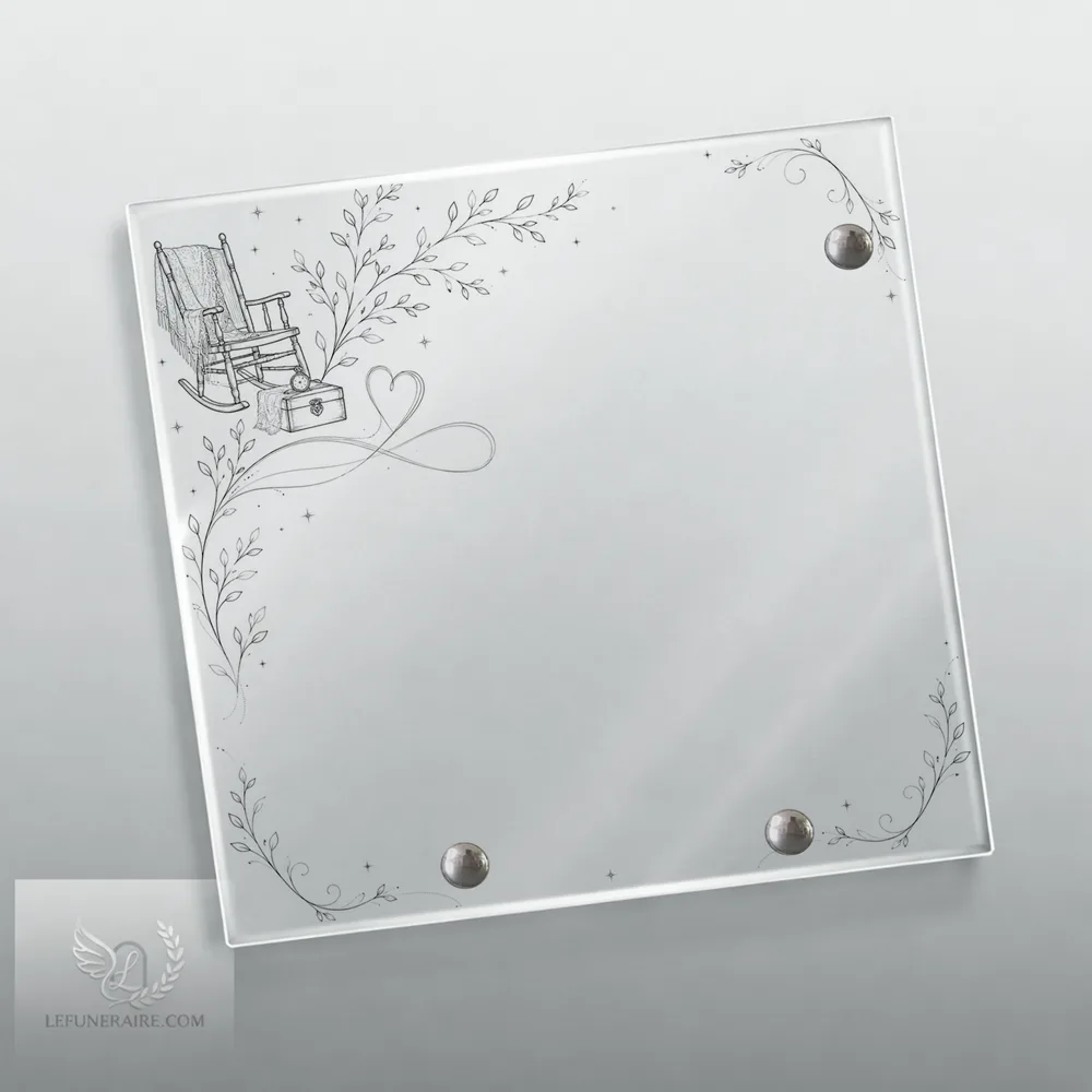 Plaque Carré Maman-Papa nue motif 02
