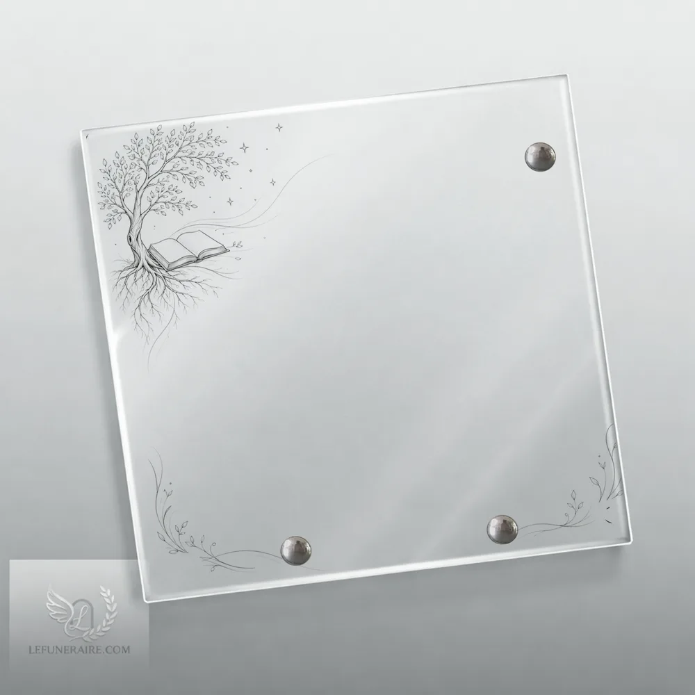 Plaque Carré Maman-Papa nue motif 03
