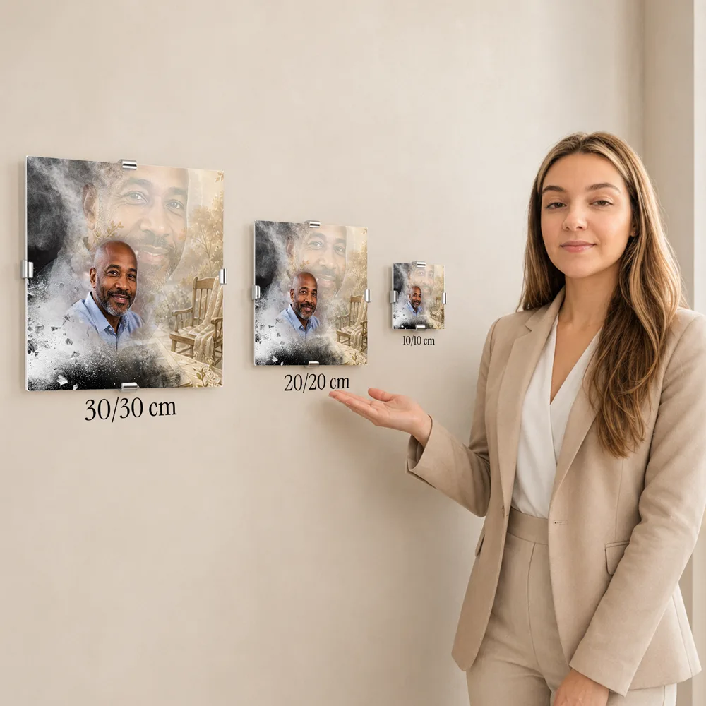 Cadre photo souvenir — service complémentaire Maman-Papa