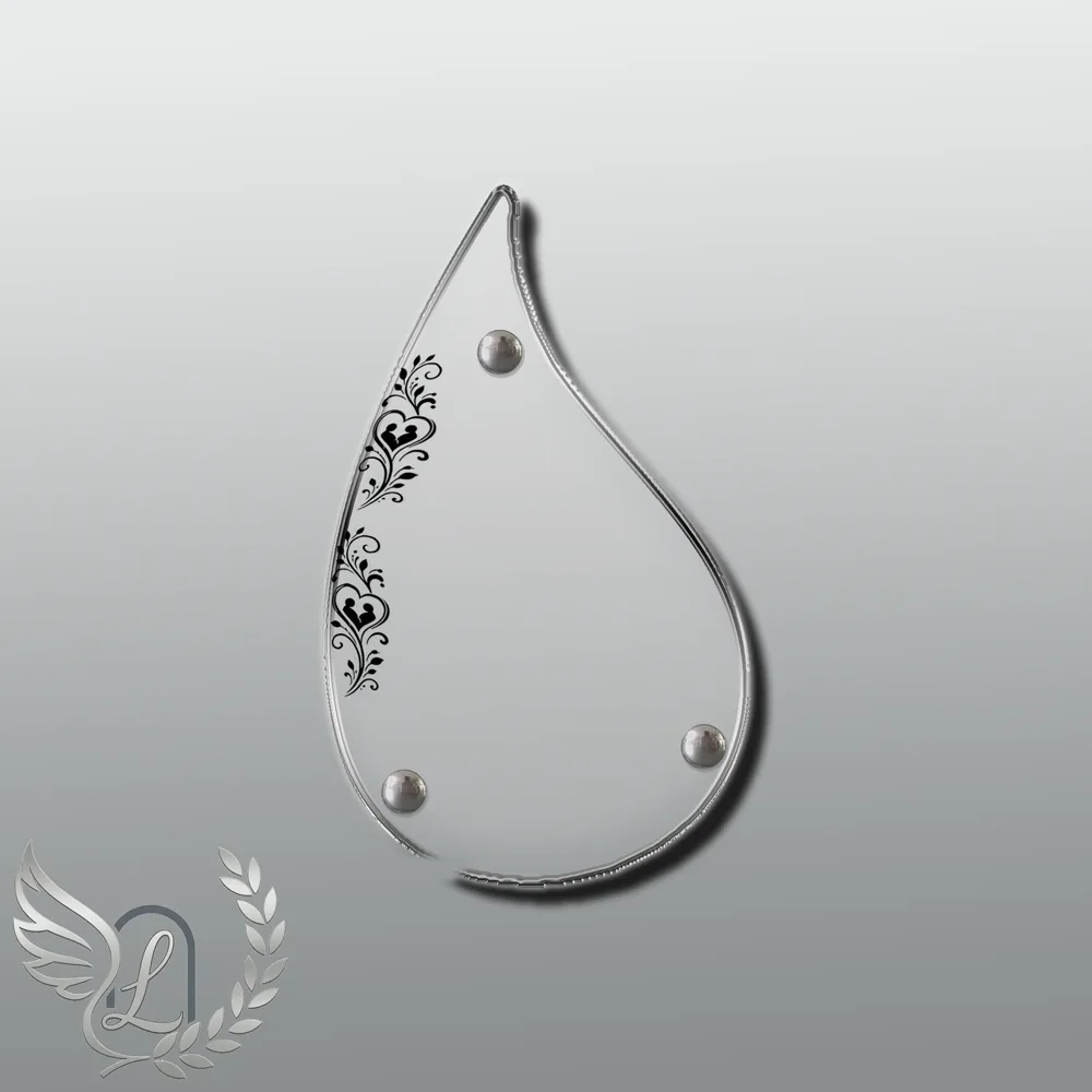 Plaque Flamme Maman-Papa nue motif 03