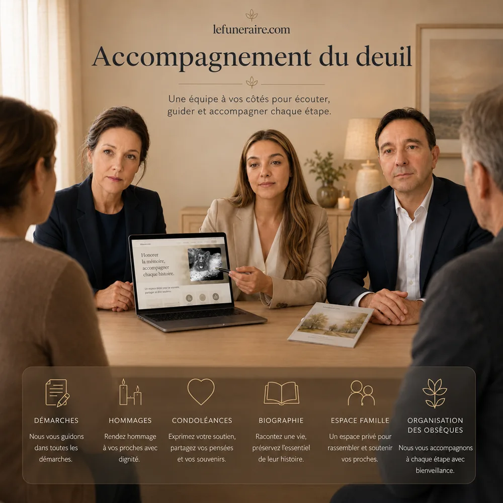 Accompagnement deuil — service complémentaire Animal de compagnie
